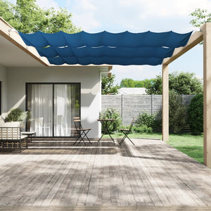 vidaXL Vertical Blind Blue 140x420 cm Oxford Fabric