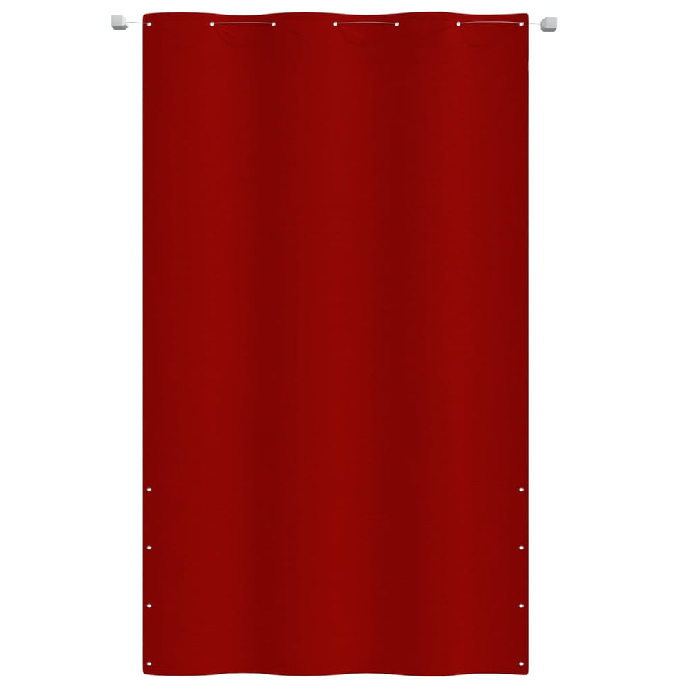 Balkon-Sichtschutz Rot 140x240 cm Oxford-Gewebe
