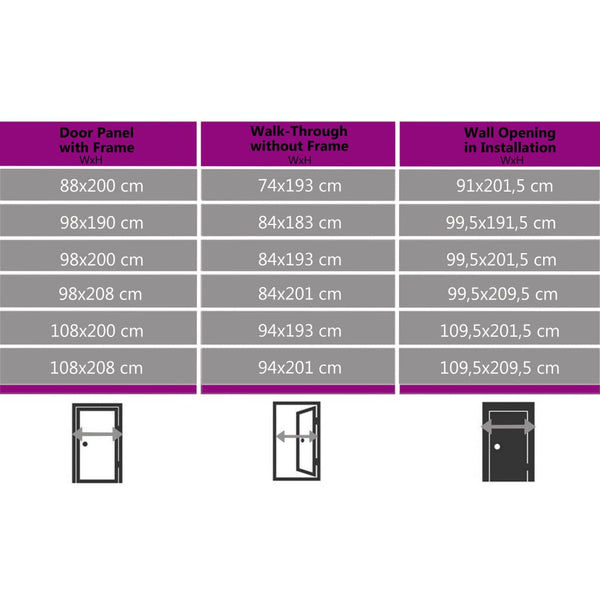 vidaXL Front Door Aluminum and PVC White 100x200 cm