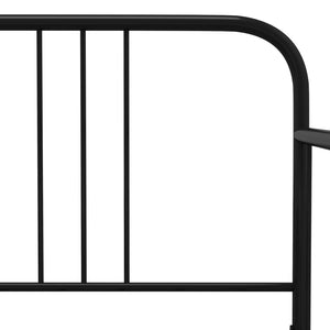 vidaXL Sofa Bed Frame Black Metal 90x200 cm