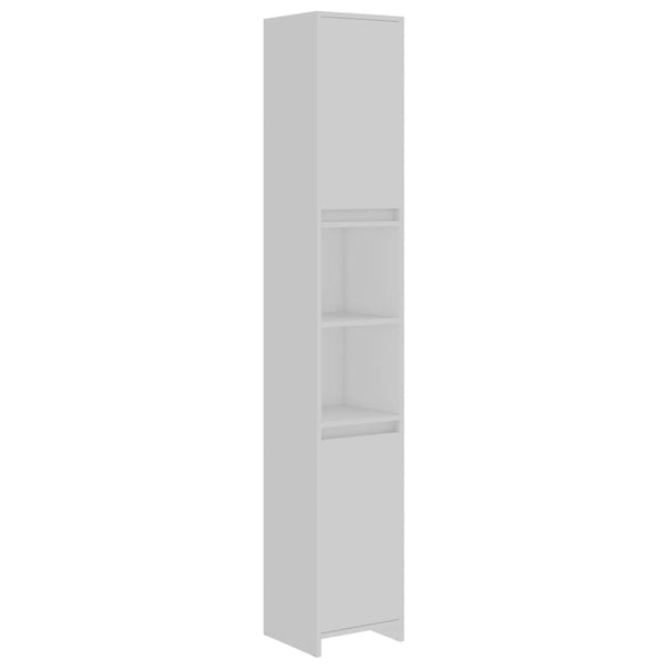 vidaXL 4-Piece Bathroom Furniture Set White Engineered Wood