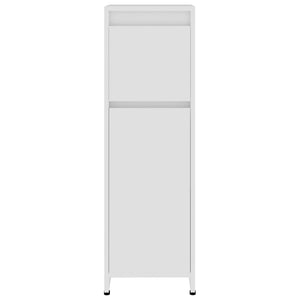 vidaXL 4-Piece Bathroom Furniture Set White Engineered Wood