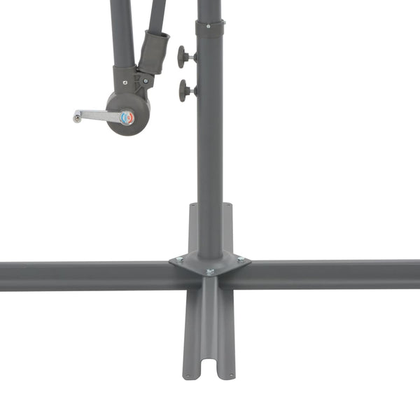 vidaXL Cantilever Parasol with Aluminum Pole 300 cm Terracotta