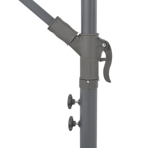 vidaXL Cantilever Parasol with Aluminum Pole 300 cm Terracotta