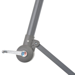 vidaXL Cantilever Parasol with Aluminum Pole 300 cm Terracotta