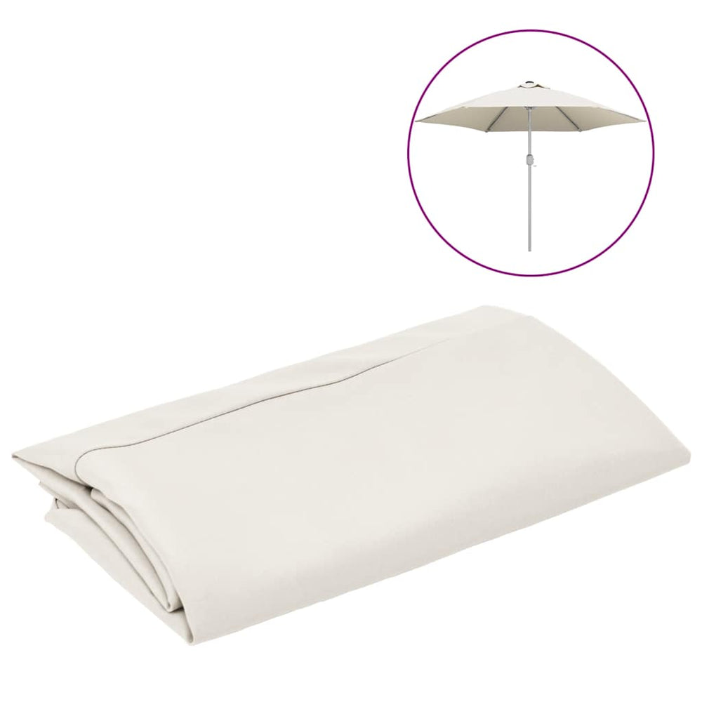vidaXL Replacement Cover for Parasol Sand White 300 cm