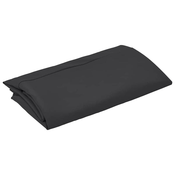 vidaXL Parasol Replacement Canopy Black 300 cm