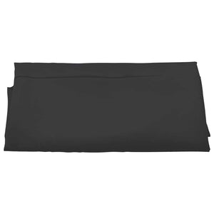 vidaXL Parasol Replacement Canopy Black 300 cm