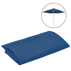 vidaXL Replacement Umbrella Canopy Azure Blue 300 cm
