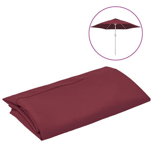 vidaXL Replacement Cover for Parasol Bordeaux Red 300 cm