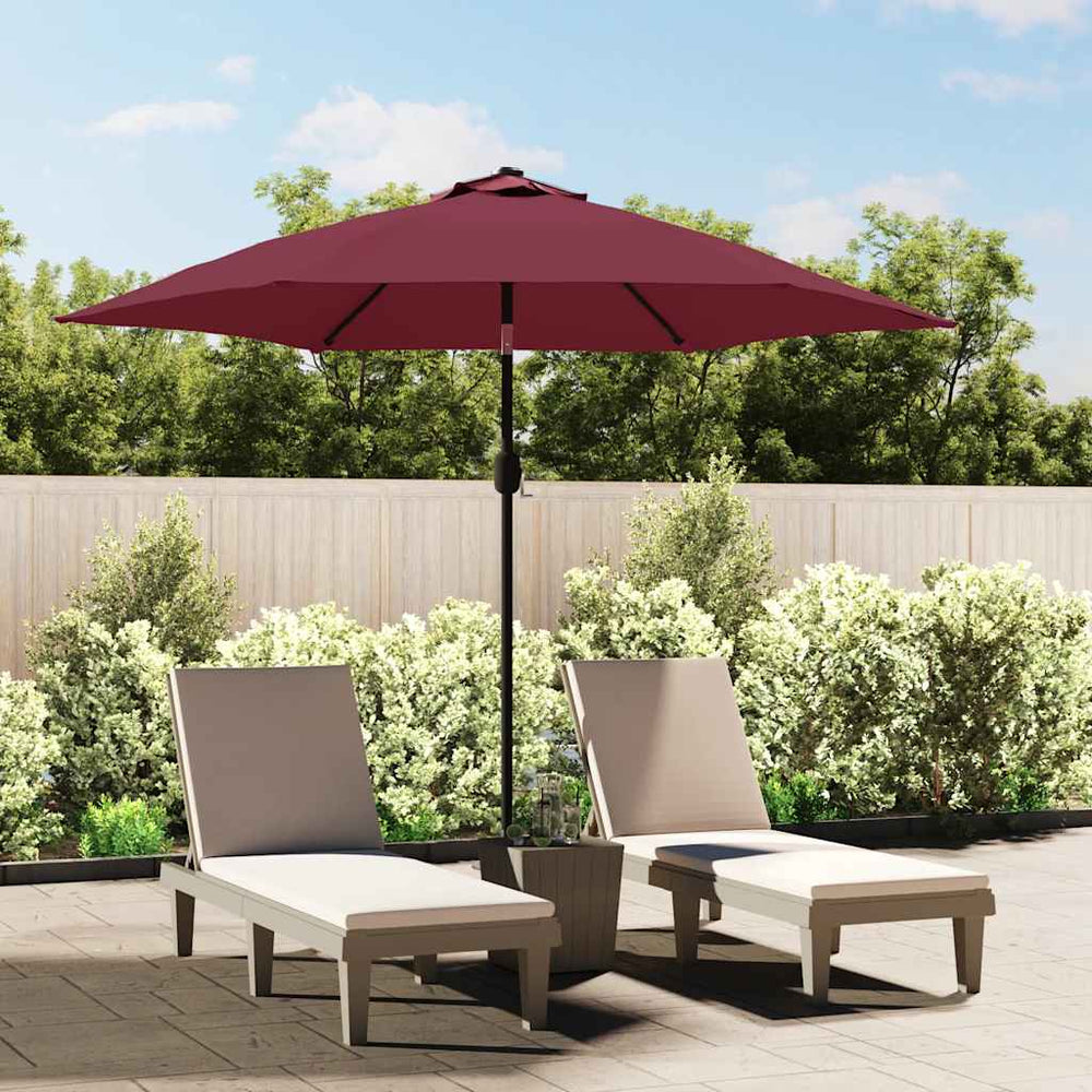 vidaXL Replacement Cover for Parasol Bordeaux Red 300 cm