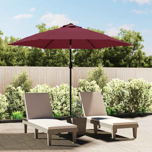 vidaXL Replacement Cover for Parasol Bordeaux Red 300 cm