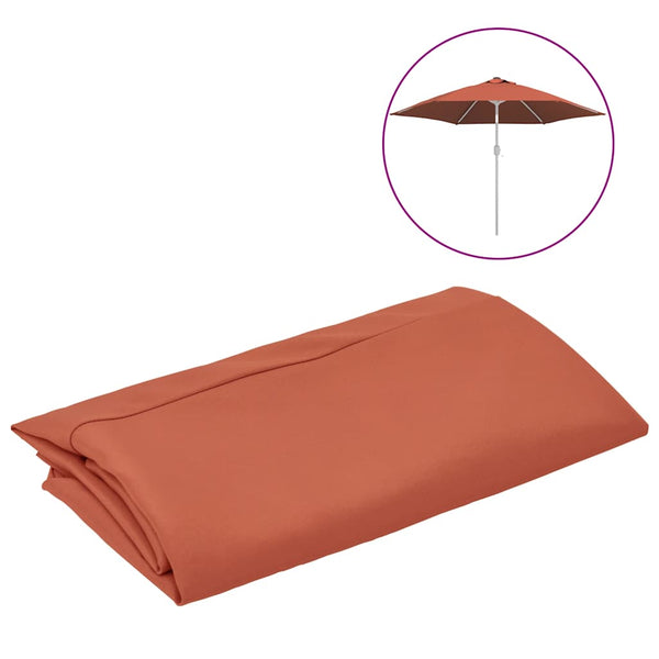 vidaXL Replacement Cover for Parasol Terracotta Red 300 cm