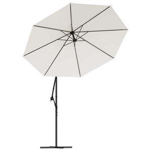 vidaXL Replacement Cover for Cantilever Parasol Sand White 300 cm