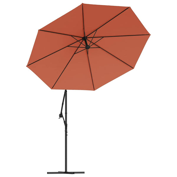 vidaXL Replacement Cover for Cantilever Parasol Terracotta 300 cm