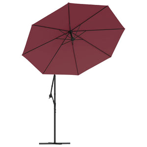 vidaXL Replacement Cover for Cantilever Parasol Bordeaux Red 350 cm