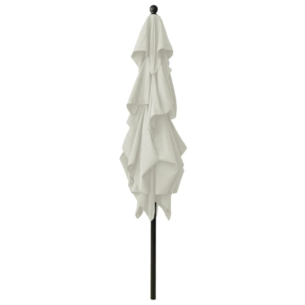 vidaXL Parasol with Aluminum Pole 3-Layer Sand 2.5x2.5 m