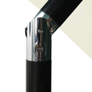 vidaXL Parasol with Aluminum Pole 3-Layer Sand 2.5x2.5 m