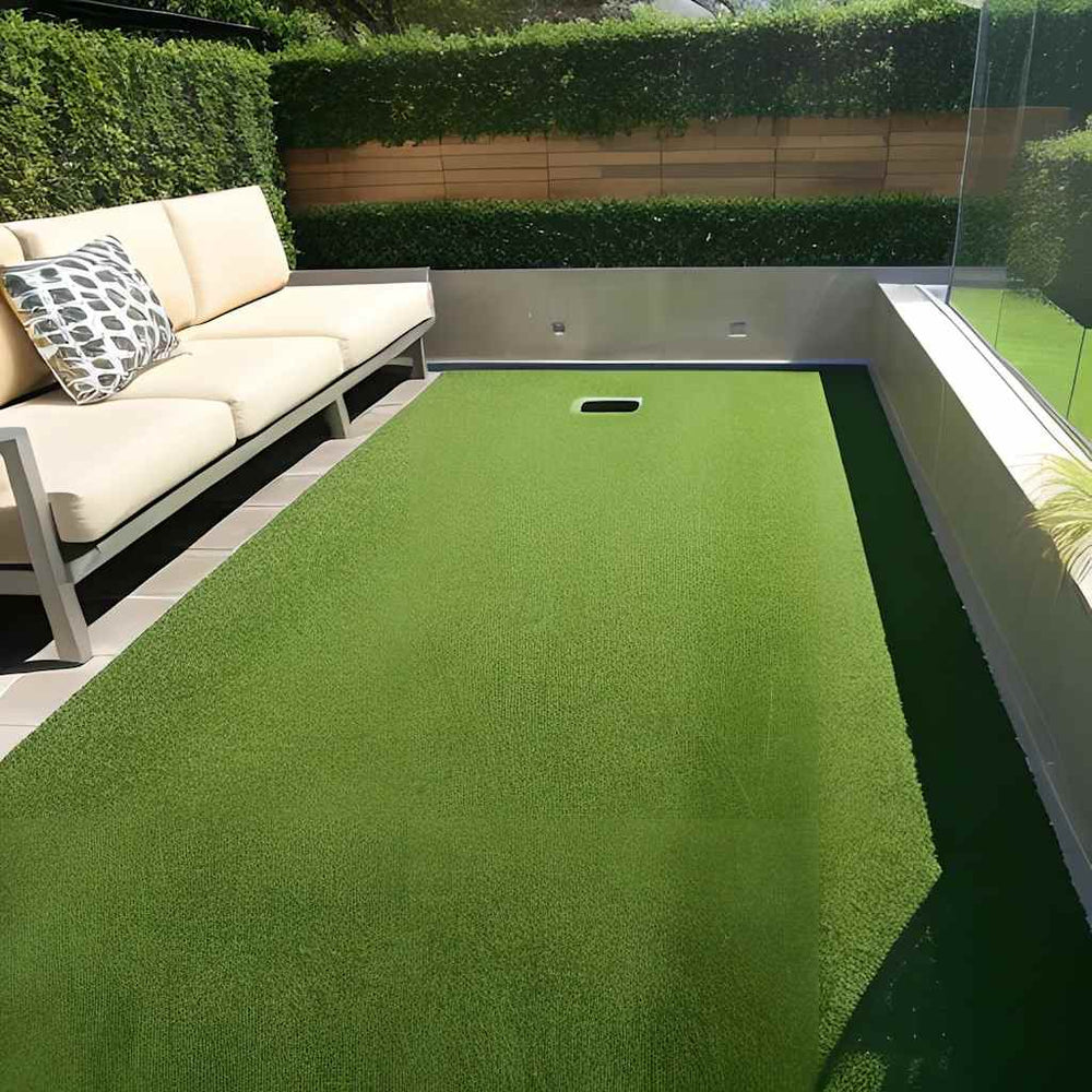 vidaXL Artificial Grass 7/9 mm 1x15 m Green