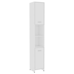 vidaXL 3-Piece Bathroom Furniture Set White Engineered Wood