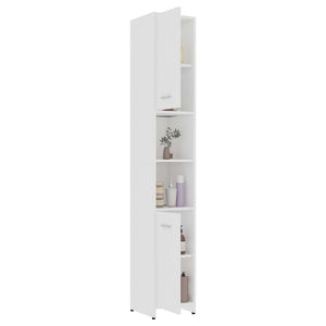 vidaXL 3-Piece Bathroom Furniture Set White Engineered Wood