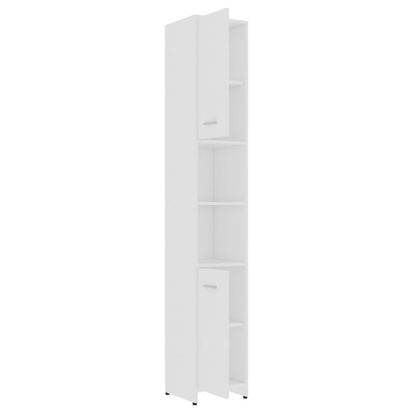 vidaXL 3-Piece Bathroom Furniture Set White Engineered Wood