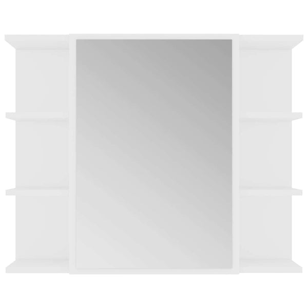 vidaXL 3-Piece Bathroom Furniture Set White Engineered Wood