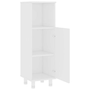 vidaXL 3-Piece Bathroom Furniture Set White Engineered Wood