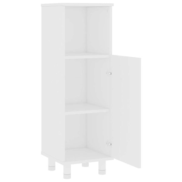 vidaXL 3-Piece Bathroom Furniture Set White Engineered Wood