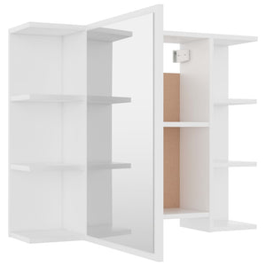 vidaXL 3-Piece Bathroom Furniture Set White Engineered Wood