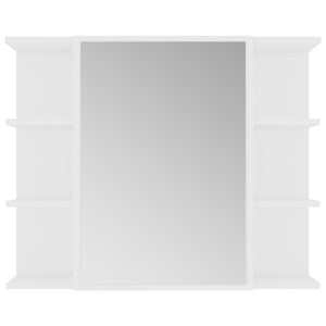 vidaXL 3-Piece Bathroom Furniture Set White Engineered Wood