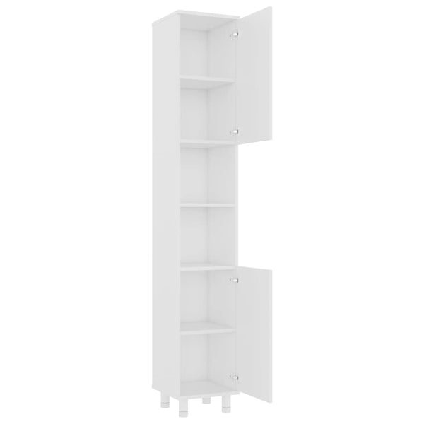 vidaXL 3-Piece Bathroom Furniture Set White Engineered Wood