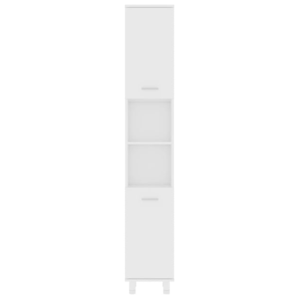 vidaXL 3-Piece Bathroom Furniture Set White Engineered Wood