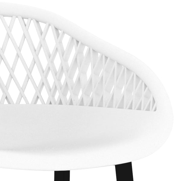 vidaXL 5-piece Bar Set Black and White