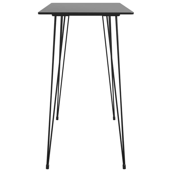 vidaXL 5-piece Bar Set Black and White