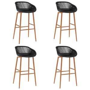 vidaXL 5-piece Bar Set Black