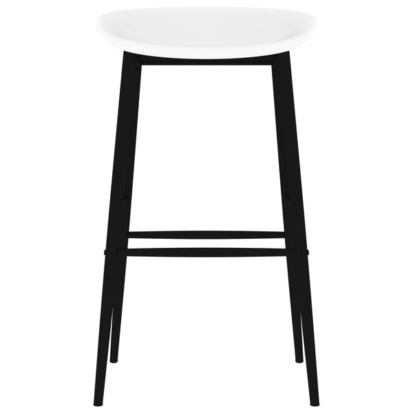 vidaXL 5-piece Bar Set Black and White