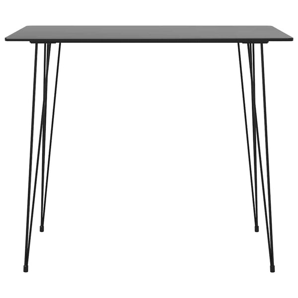 vidaXL 7-Piece Bar Set Black and White