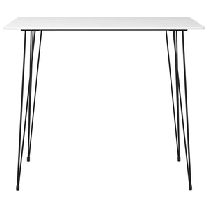 vidaXL 5-piece Bar Set White and Black