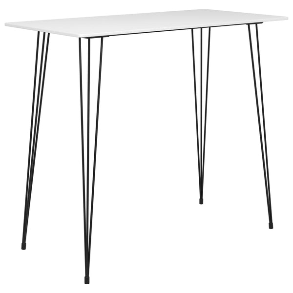 vidaXL 5-Piece Bar Set White