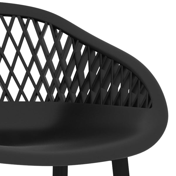vidaXL 5-piece Bar Set White and Black