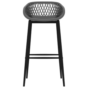vidaXL 5-Piece Bar Set White and Grey
