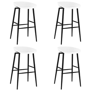 vidaXL 5-Piece Bar Set White
