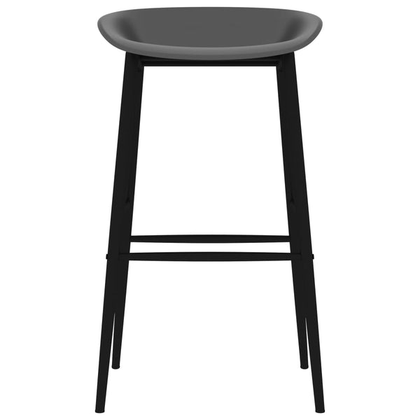 vidaXL 5-Piece Bar Set White and Grey