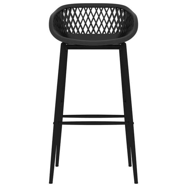 vidaXL 7-Piece Bar Set White and Black