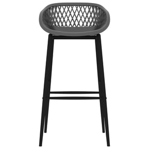 vidaXL 7-Piece Bar Set White and Grey