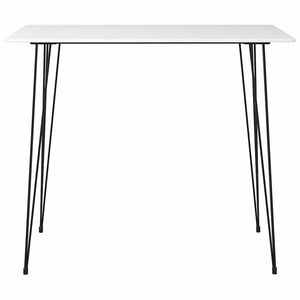 vidaXL 7-Piece Bar Set White and Black