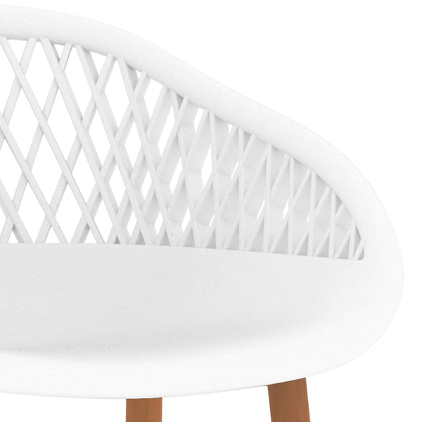 vidaXL 7-Piece Bar Set White