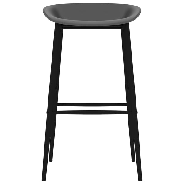 vidaXL 7-Piece Bar Set White and Grey