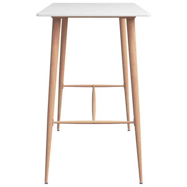 vidaXL 5-Piece Bar Set White